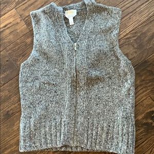 Talbots Hooded Cardigan Vest